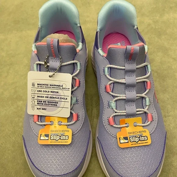 Skechers Girl's Bounder-Simple Cute Sneaker - Picture 7 of 9